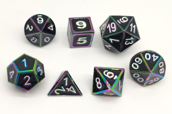 Metaliczne Mosiężne Złote Kości Wielozadaniowe Do Dungeon And Dragon