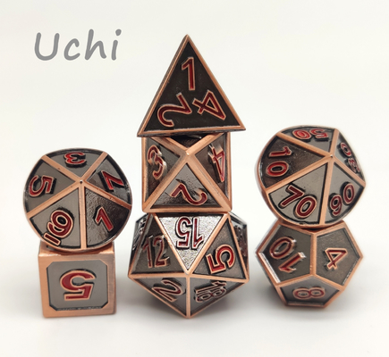 14-22mm Siedem Spersonalizowanych Kości RPG Praktyczne Do Savage World