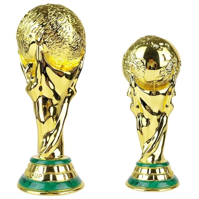 Antiwear Pozłacane metalowe trofeum Nagroda Puchar Przenośny stop cyny