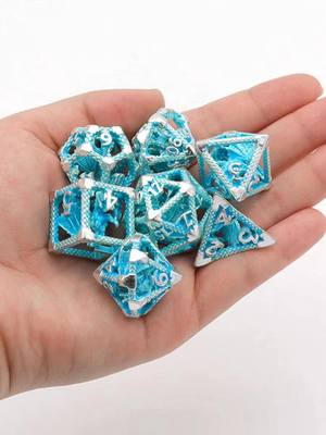 Night Light Dice Luxury 7 szt. Zestaw Custom DND Polyhedral led luminous