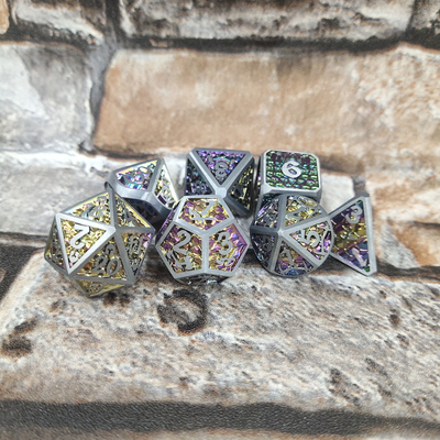 Karta Lekkie Ręczne Szlifowanie Precyzyjne RPG Kości Kolorowe