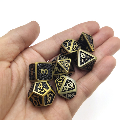 Dungeons and Dragons RPG Dice chip High Temperature Metal do gry rodzinnej