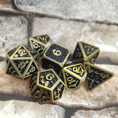 Dungeons and Dragons RPG Dice chip High Temperature Metal do gry rodzinnej