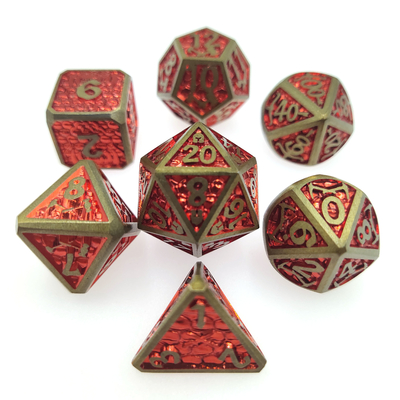 Magia zbierania Mini RPG Dice DND Luxury For Family Game Metal Polyhedral