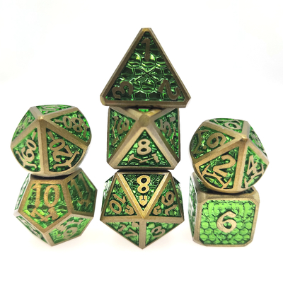 Mini RPG Małe RPG Role poker tablel Sharp Trade Card Dice Zestawy Metal