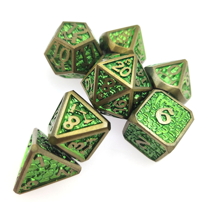 Mini RPG Małe RPG Role poker tablel Sharp Trade Card Dice Zestawy Metal