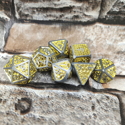 Karta Pokemon Hurtownia Glow Polyhedral Black chip Dice Sets Polyhedral