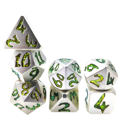 Kości RPGISO9001 Malowane kości RPG Bezwonne mini kości wielościenne