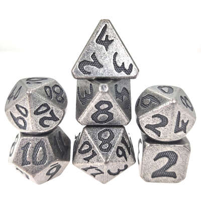 Kości RPG Do Kości RPG DND lub RPG Ręcznie rzeźbione Lekki Luksusowy metal
