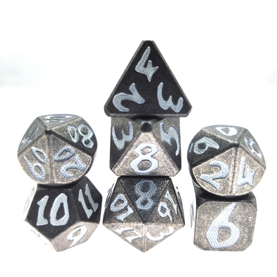Nietoksyczny zestaw kości do gier Rpg Wielościenny praktyczny ręczny szlifowanie małych kości