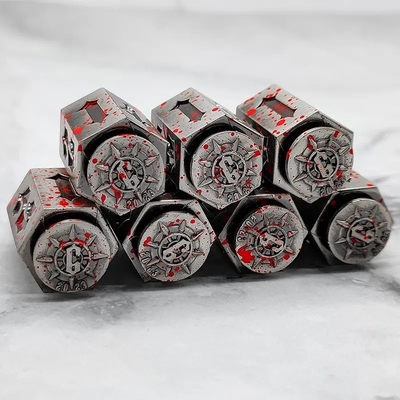 Standardowa gra DND Metalowe kości wielościenne ustawione do gry stołowej Poker Party