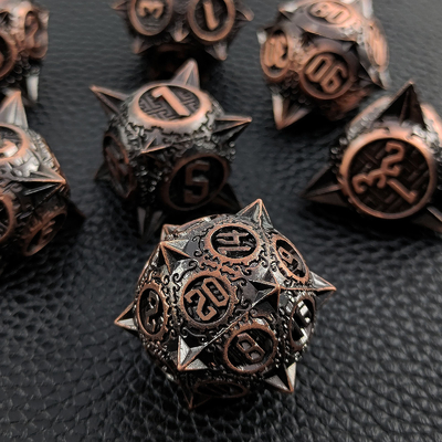 Retro Kopro Meteor Hammer Metal Dice Dragon And Dungeon DND RPG D20