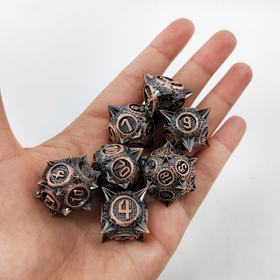Retro Kopro Meteor Hammer Metal Dice Dragon And Dungeon DND RPG D20