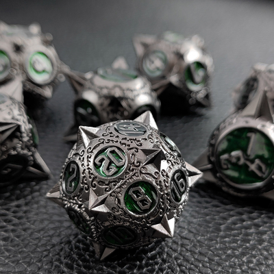 Retro Kopro Meteor Hammer Metal Dice Dragon And Dungeon DND RPG D20