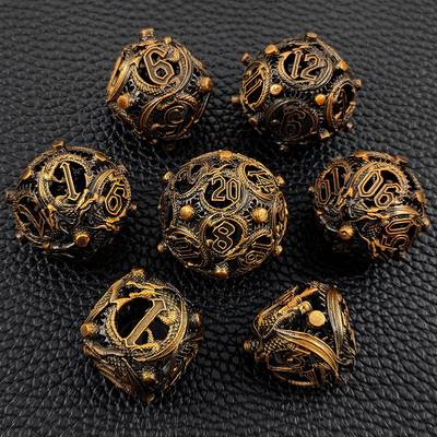 Longkong Circle Metal Dice Set DND Dungeon And Multi -Noodle RPG gra szachowa