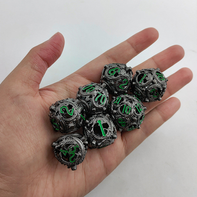 Longkong Circle Metal Dice Set DND Dungeon And Multi -Noodle RPG gra szachowa