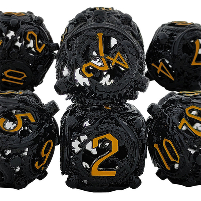 Longkong Circle Metal Dice Set DND Dungeon And Multi -Noodle RPG gra szachowa