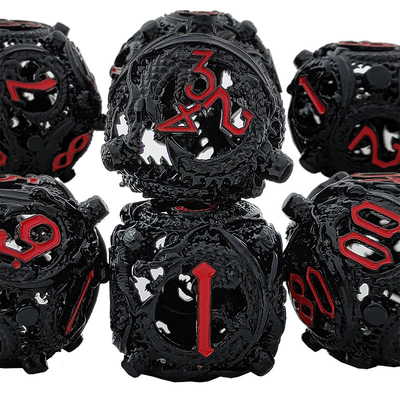Longkong Circle Metal Dice Set DND Dungeon And Multi -Noodle RPG gra szachowa