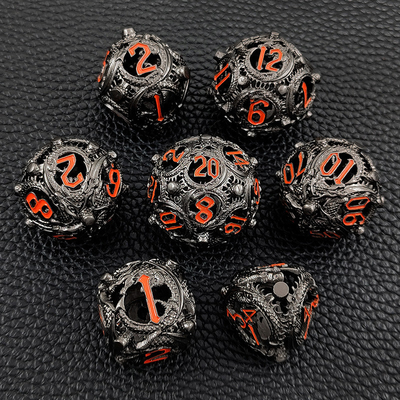 Longkong Circle Metal Dice Set DND Dungeon And Multi -Noodle RPG gra szachowa