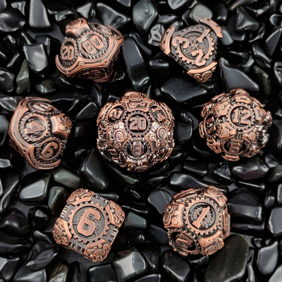Metal Gear Dice Set DND Dungeons And Dragons TRPG Tabela D6
