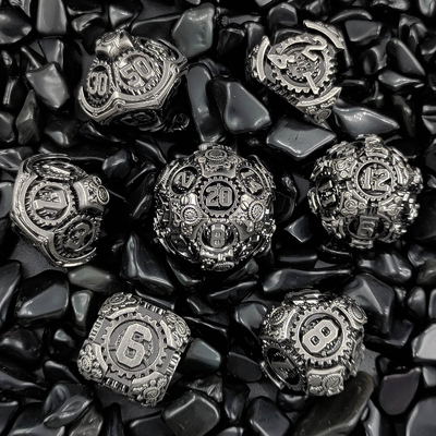 Metal Gear Dice Set DND Dungeons And Dragons TRPG Tabela D6