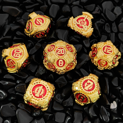 Metal Gear Dice Set DND Dungeons And Dragons TRPG Tabela D6