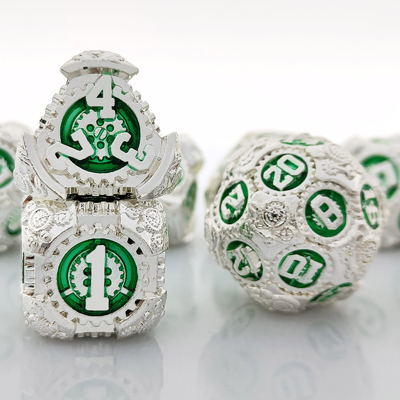 Metal Gear Dice Set DND Dungeons And Dragons TRPG Tabela D6