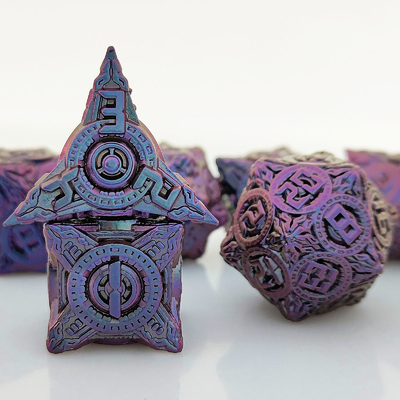 Metal Metropolitan Zinc Dice Eiffel Tower Kisulu's Call DND#RPG Ręcznie