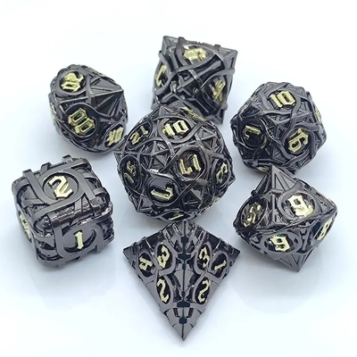 Cierniste paski metalowe zestaw kostek Fantasy DND wieloaspektowa gra planszowa