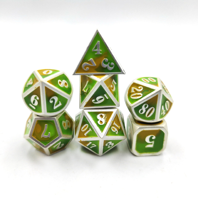 DND RPG Mini Metal Dice Running Group Game For Board Games Multi -Face