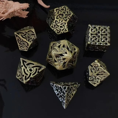 Związane z Hollow DND RPG Metal Dice Dragon And Underground City Game