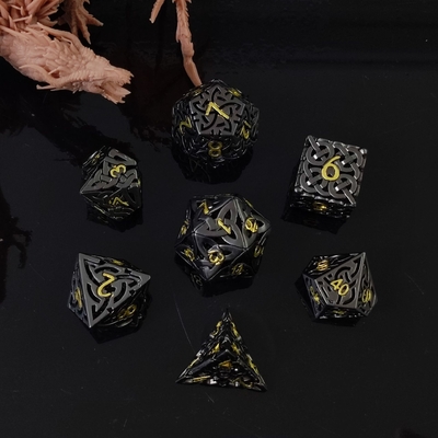 Związane z Hollow DND RPG Metal Dice Dragon And Underground City Game