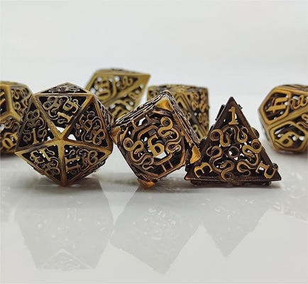 Chongtian Snake Hollow Metal Dice Set Wieloaspektowa gra stołowa #Dnd#Rpg#Coc