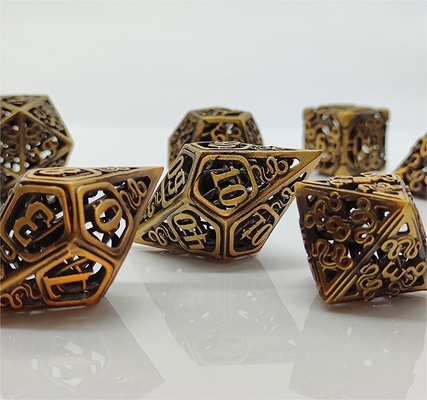 Chongtian Snake Hollow Metal Dice Set Wieloaspektowa gra stołowa #Dnd#Rpg#Coc