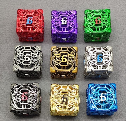 Chongtian Snake Hollow Metal Dice Set Wieloaspektowa gra stołowa #Dnd#Rpg#Coc