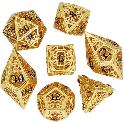 Chongtian Snake Hollow Metal Dice Set Wieloaspektowa gra stołowa #Dnd#Rpg#Coc