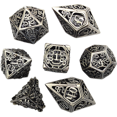 Chongtian Snake Hollow Metal Dice Set Wieloaspektowa gra stołowa #Dnd#Rpg#Coc