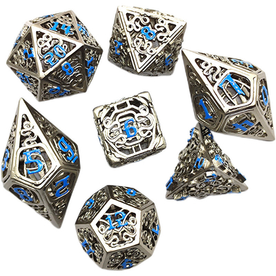 Chongtian Snake Hollow Metal Dice Set Wieloaspektowa gra stołowa #Dnd#Rpg#Coc
