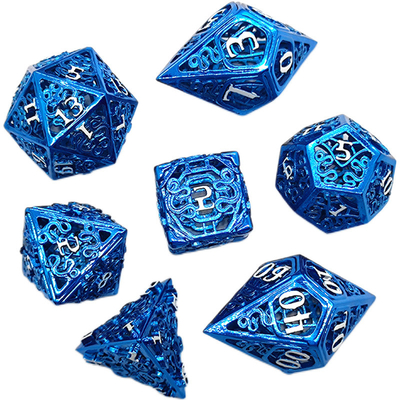 Chongtian Snake Hollow Metal Dice Set Wieloaspektowa gra stołowa #Dnd#Rpg#Coc