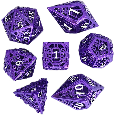 Chongtian Snake Hollow Metal Dice Set Wieloaspektowa gra stołowa #Dnd#Rpg#Coc