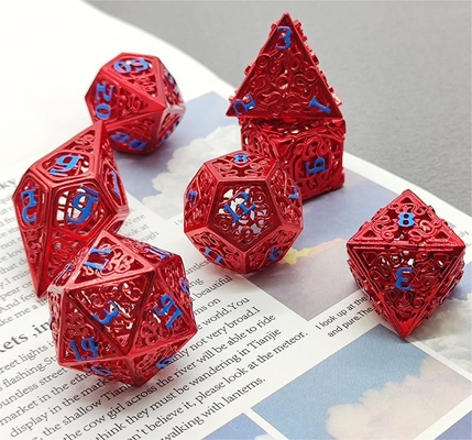 Chongtian Snake Hollow Metal Dice Set Wieloaspektowa gra stołowa #Dnd#Rpg#Coc