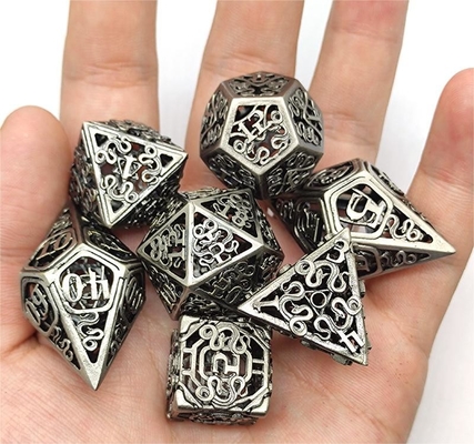 Chongtian Snake Hollow Metal Dice Set Wieloaspektowa gra stołowa #Dnd#Rpg#Coc