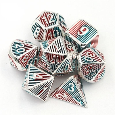 Digital Metal RPG Dice Color Vertical Strip Dnd Coc Luxury styl