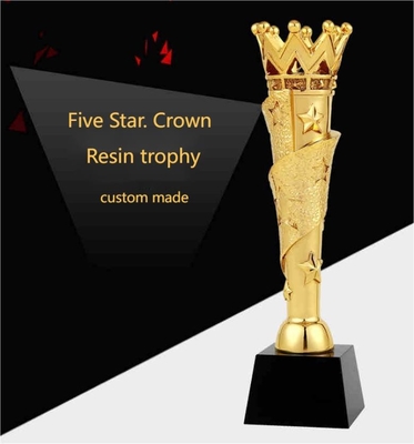 Styl medali Trophy z żywicy Złote lub srebrne