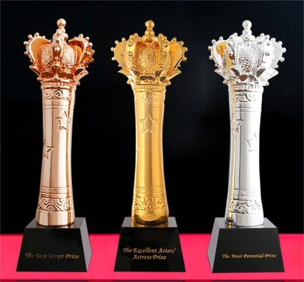 Styl medali Trophy z żywicy Złote lub srebrne