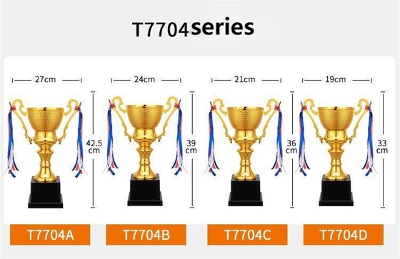 Specjalistyczny Metalowy Puchar 32 cm Wysokość odporna na łzy