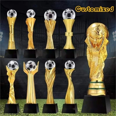 Zawody sportowe Trophy z żywicą z logo