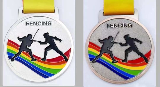 Odporny na zużycie medale metalowe i żywicowe Logo na zamówienie
