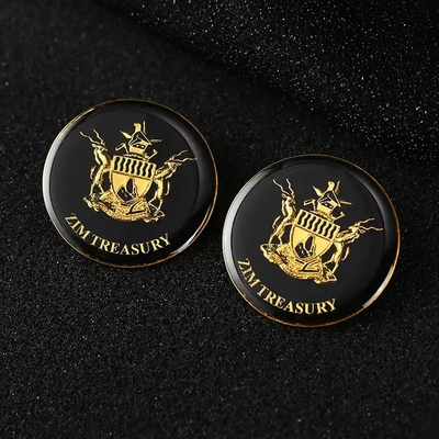 Złota odznaka metalowa 2,5 cm 2,8 cm 3 cm metalowa broszka