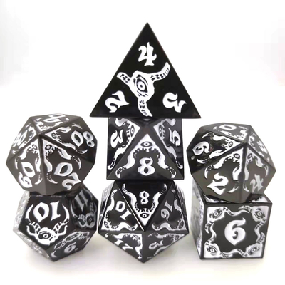 Devil's Eye - metal multifaceted dice set TRPG COC